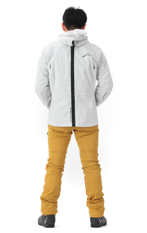 クシタニ クラリティージャケットホワイトジャケット フード付き K