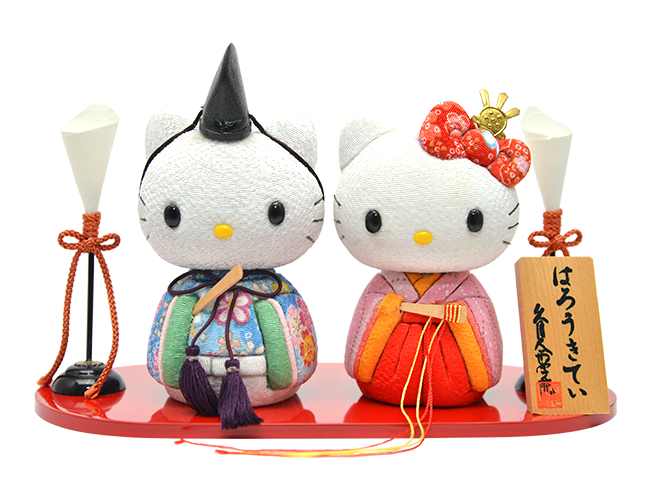 数量限定】ハローキティの手作りひな人形キット