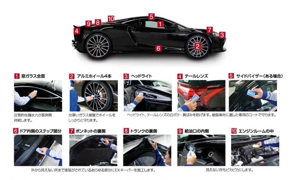 EXキーパー｜新車を超える艶。息を呑む、過剰なまでの美しさ。