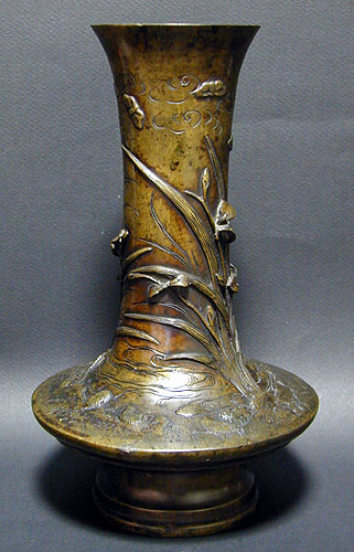 吉田造 宣徳銅器 花入 | 【骨董品買取】日本全国対応・老舗骨董店の古