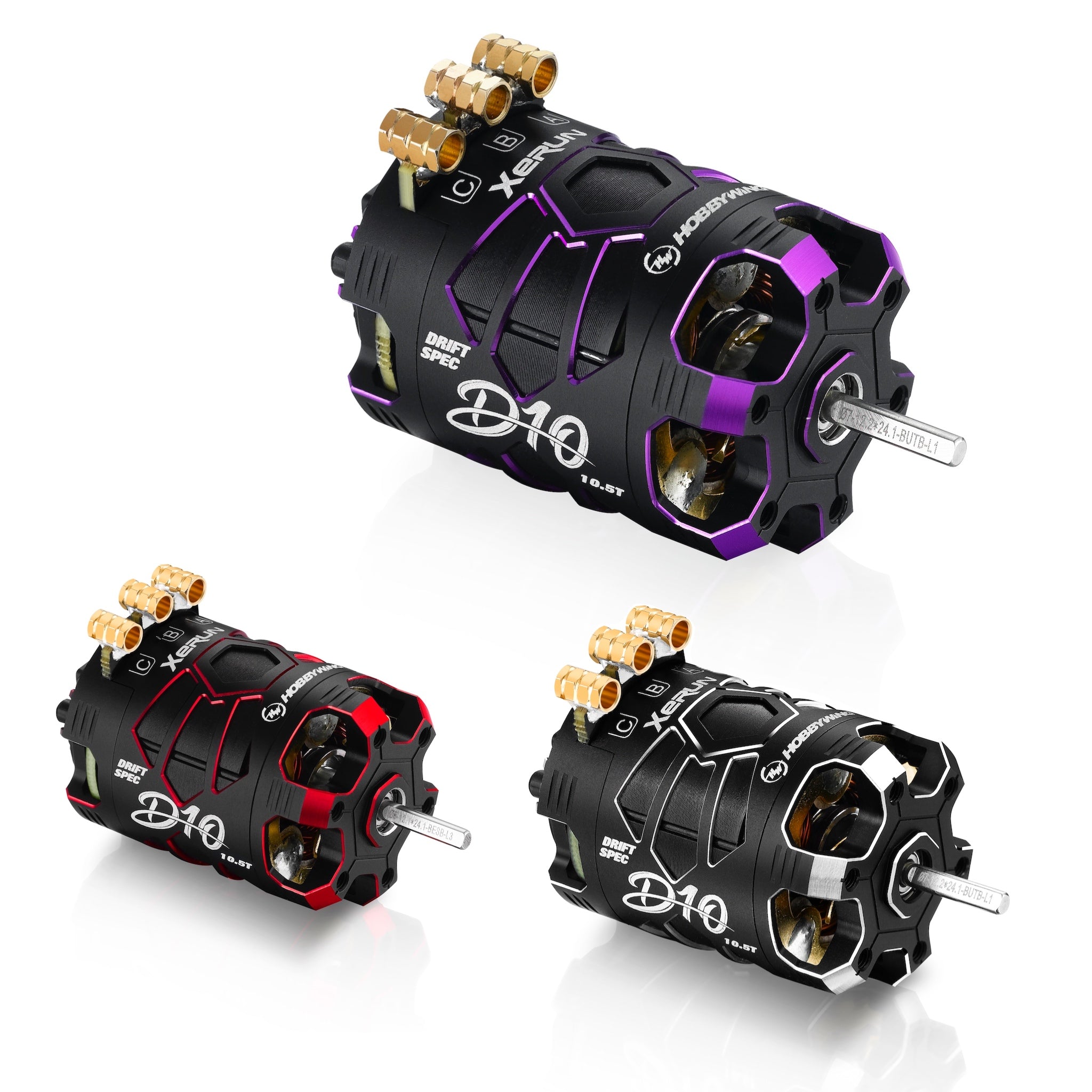 Xerun D10 Drift Motor - 10.5T (4600kv) - HOBBYWING North America