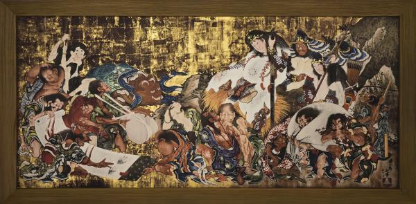 凸版印刷、北斎幻の大絵馬を推定復元｜凸版印刷