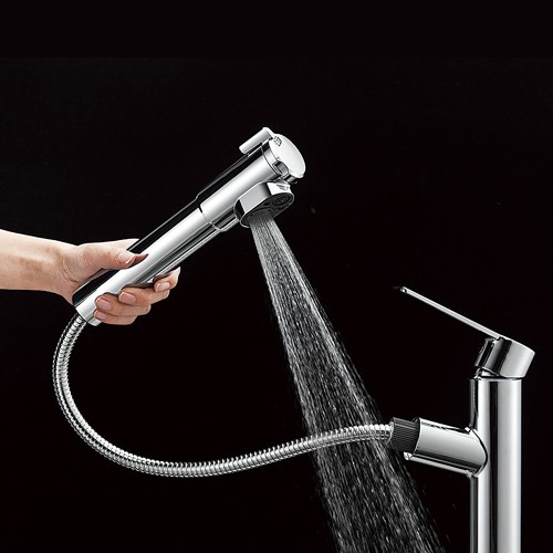 SANEI（サンエイ）三栄水栓 シングル浄水器付ワンホールスプレー混合栓