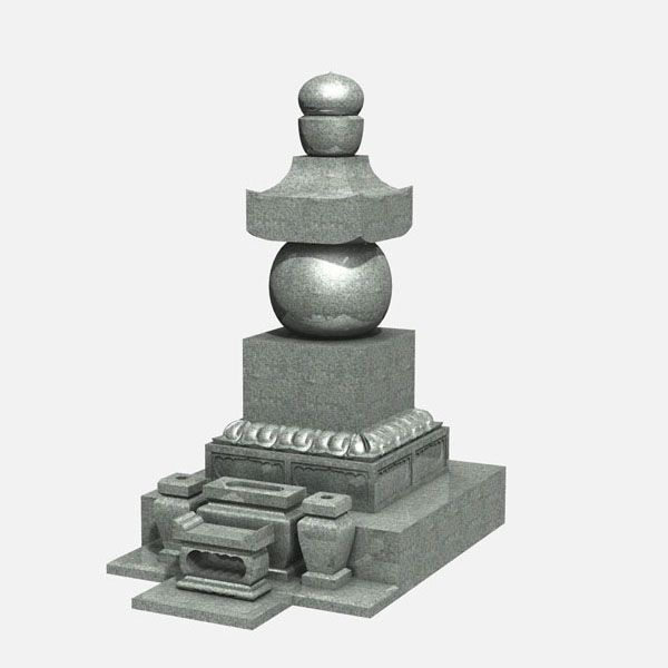 古代型五輪塔 2尺 徳川 - セット商品詳細 - 墓石・樹木葬の見積24時間