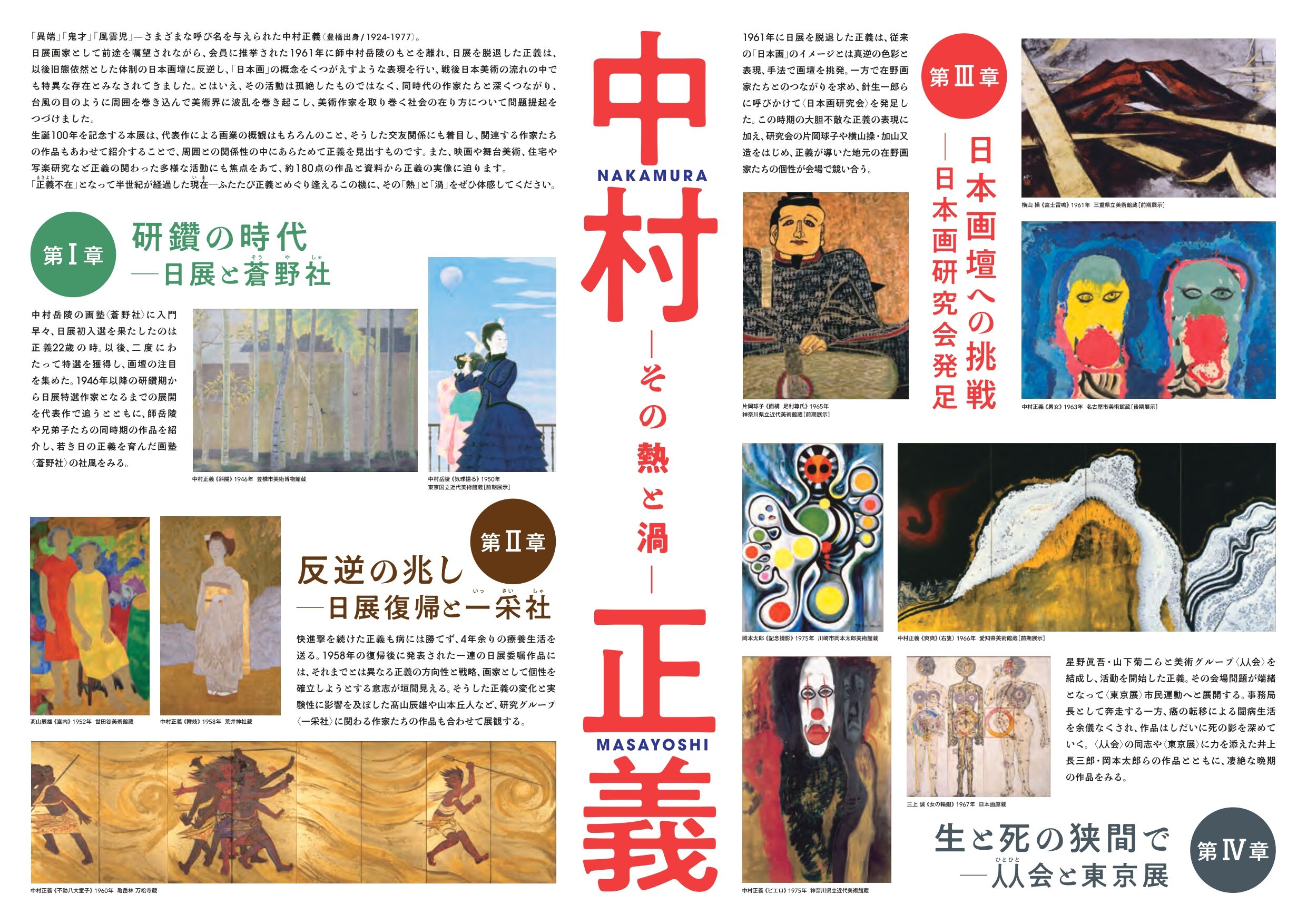 生誕100年 中村正義展｜イベント｜ええじゃないか豊橋｜豊橋の観光とお