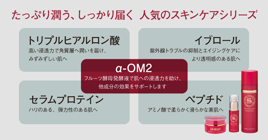 ルネグラスト リュミエール スキンケアシリーズ || 素肌美へのアプローチ