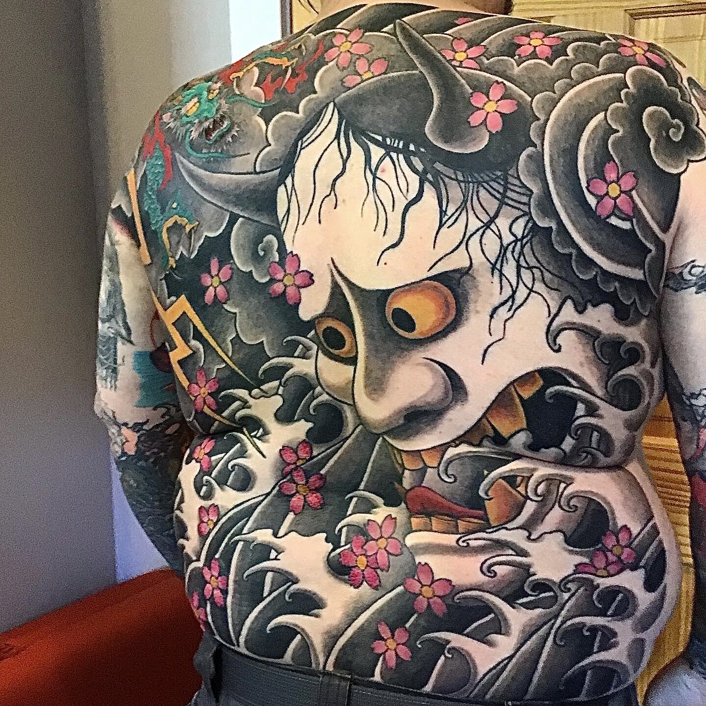 日本伝統刺青 彫天 » Hannya back piece ハンニャ