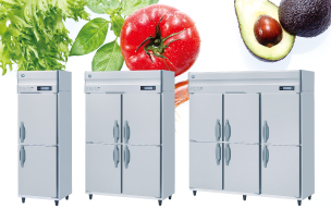 ホシザキ ビールジョッキクーラー 116L 冷蔵庫 冷凍庫 ストッカー 木目調