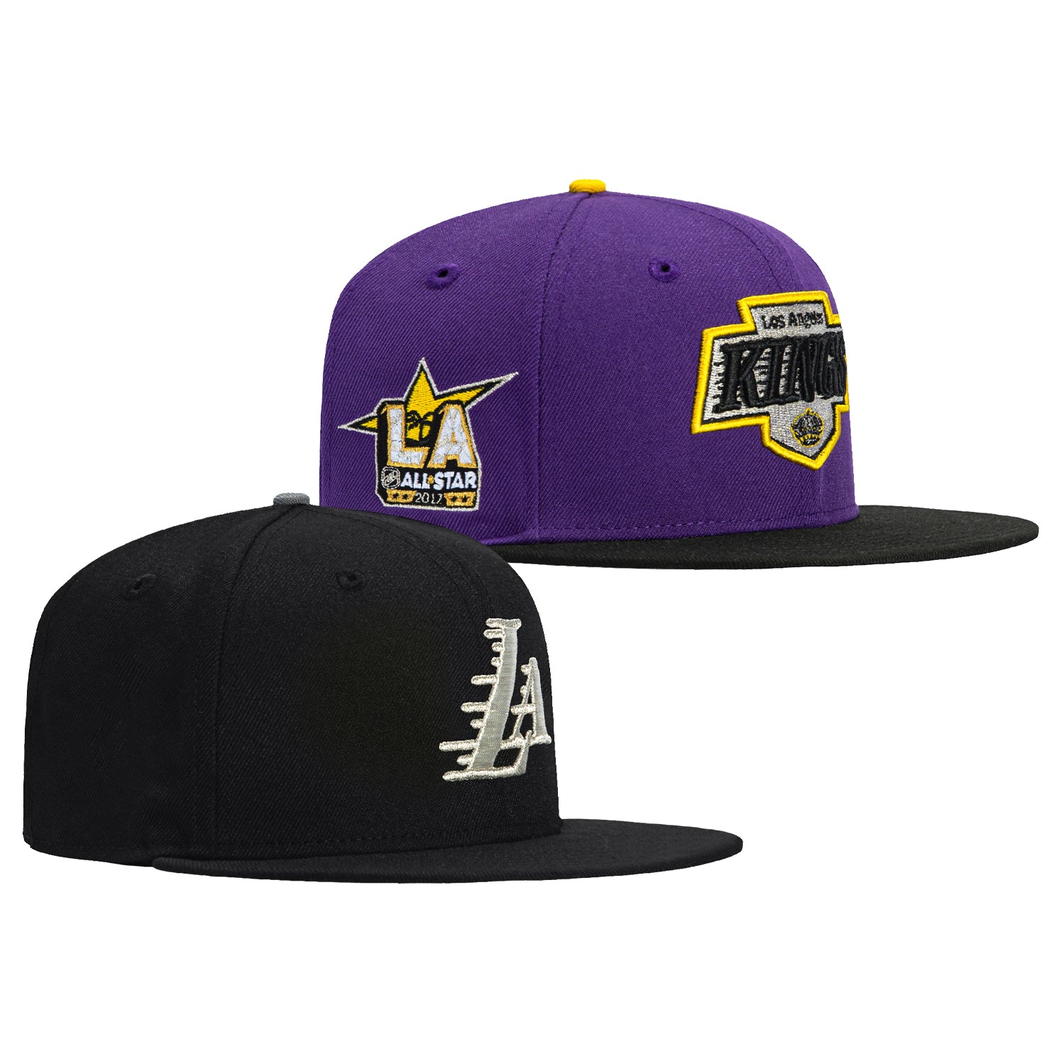 New Era 59Fifty NBA x NHL Crossover Los Angeles Pack – Hat Club