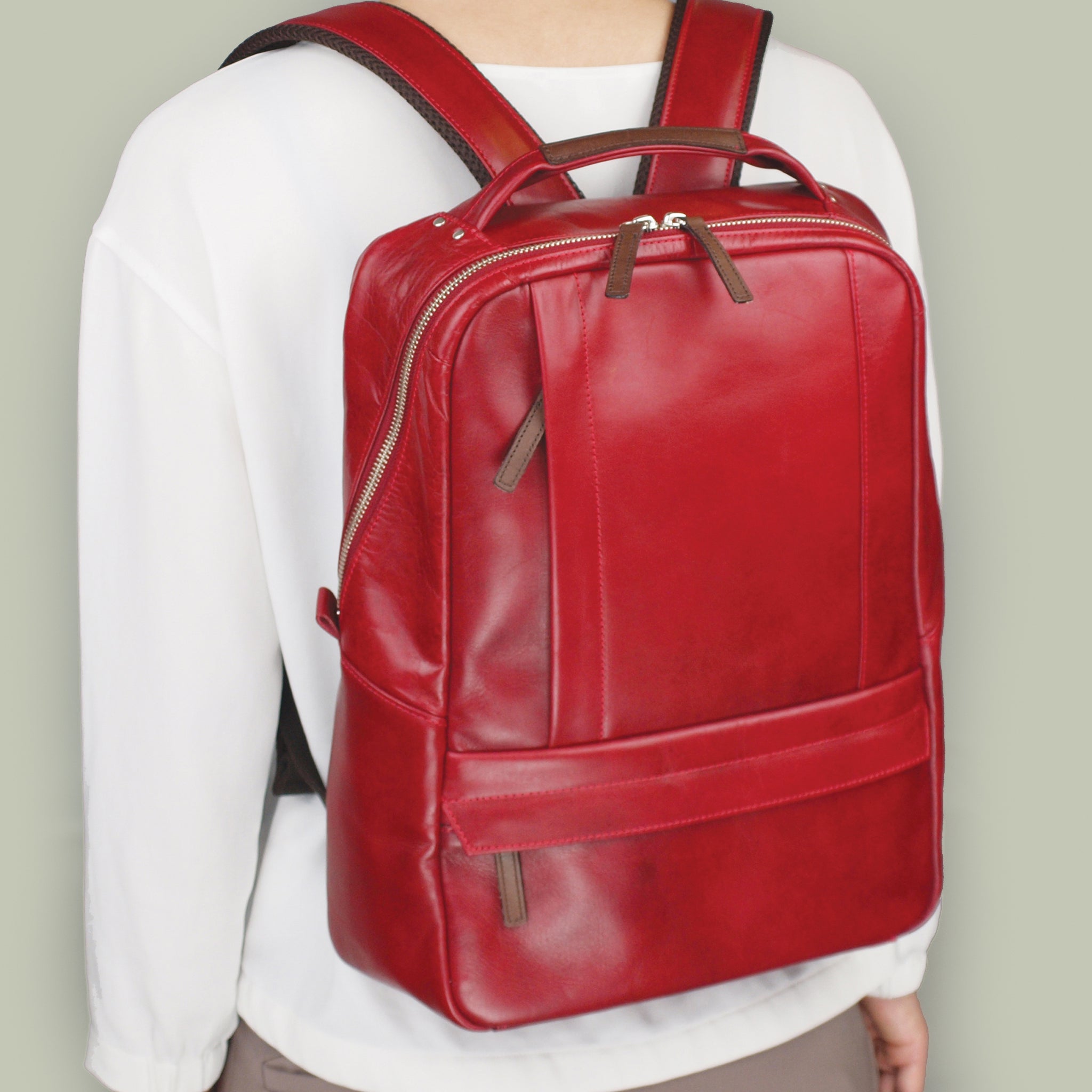 日本製／豊岡製／国産／牛革／レザー／リュック／革リュック／蒸れ軽減