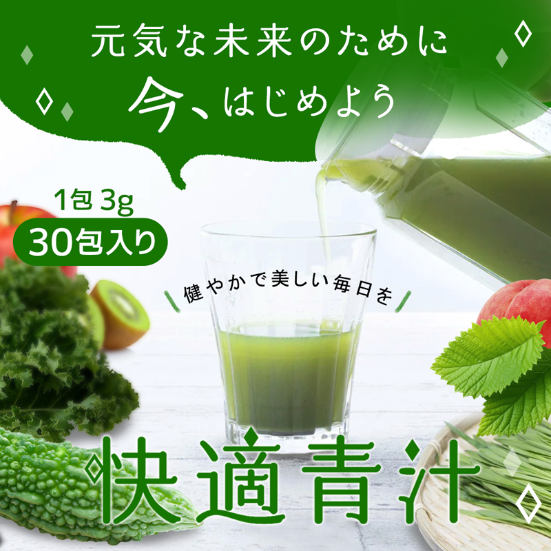 低糖質・糖質制限の快適空間222【本店】 / 快適青汁 1袋30包入り