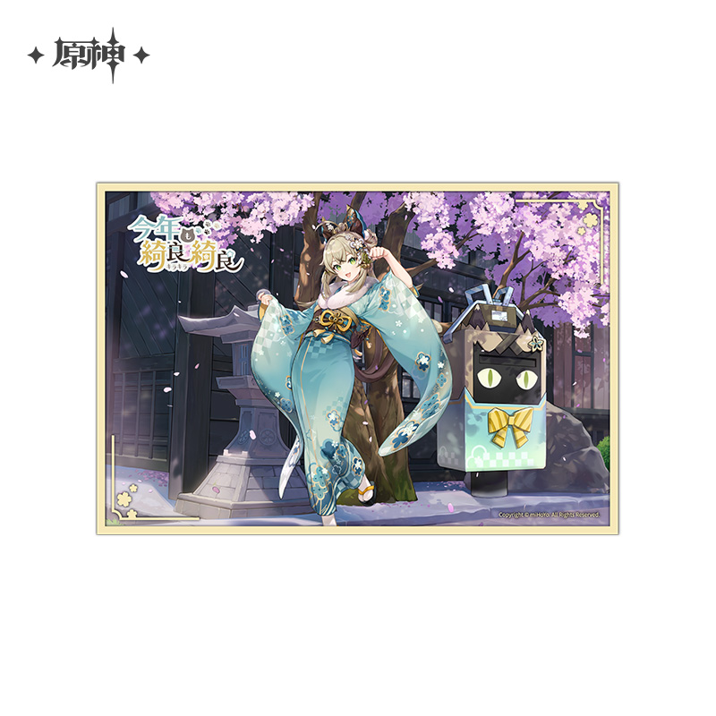 原神 にゃんにゃん速達 綺良々 アクリル色紙｜HAKUTEA