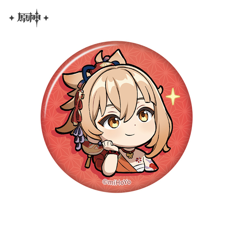 原神 稲妻 ちびキャラ缶バッジ｜HAKUTEA