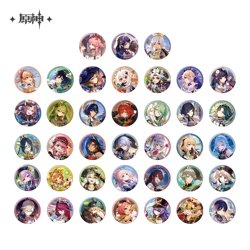 原神 15pt】原神 命定の日 2025生誕祭 缶バッジ Vol.1 - HAKUTEA