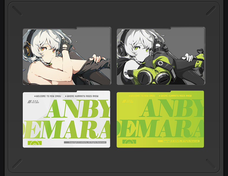 ZZZ 98pt】ゼンレスゾーンゼロ 心象映画 アクリルカード&フレーム