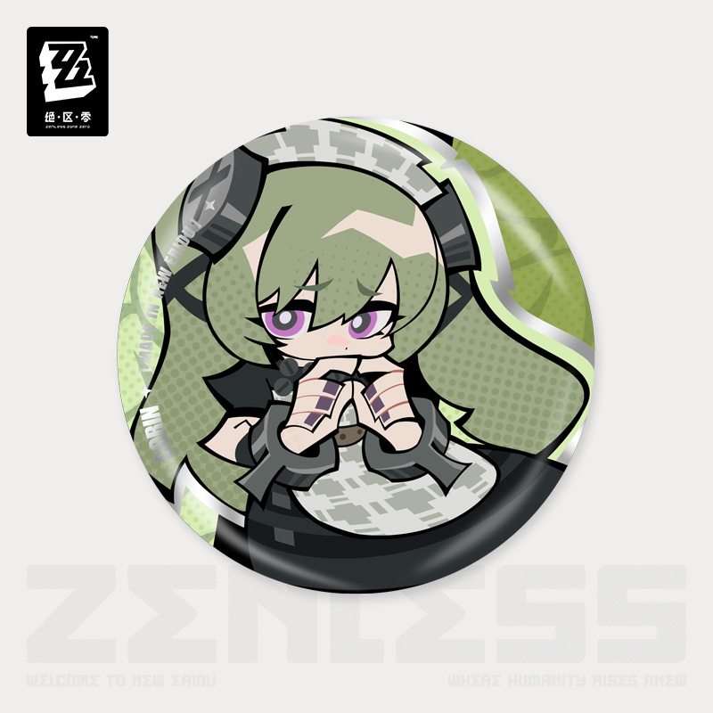 ZZZ 16pt】ゼンレスゾーンゼロ ちびキャラ缶バッジ ヴィクトリア家政