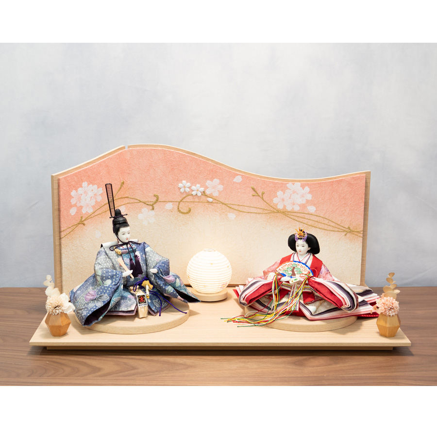 限定70cm和紙屏風セット 寛斎辻ヶ花衣装三五親王飾り | 人形専門店
