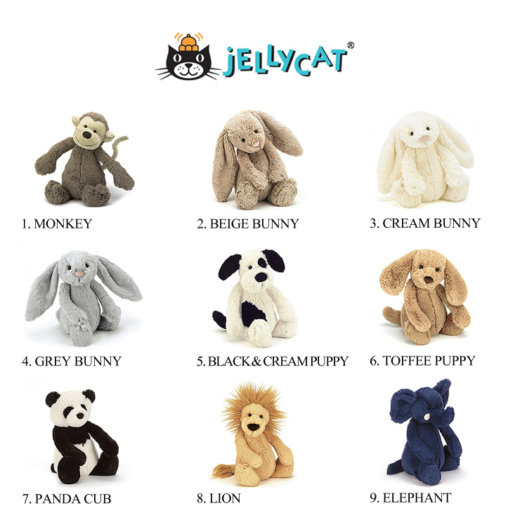 ジェリーキャット ぬいぐるみ Mサイズ+ペチャットセット 30cm Jellycat