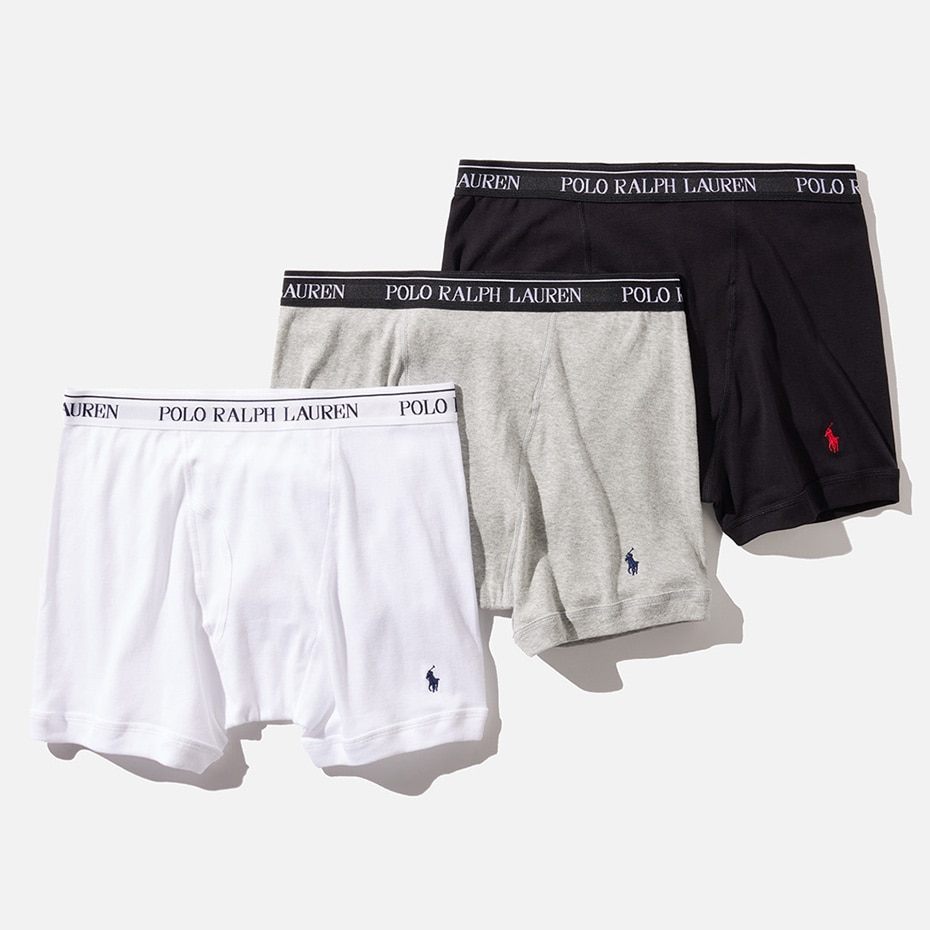 クラシックフィット ボクサーブリーフ ブラック | ポロ ラルフ