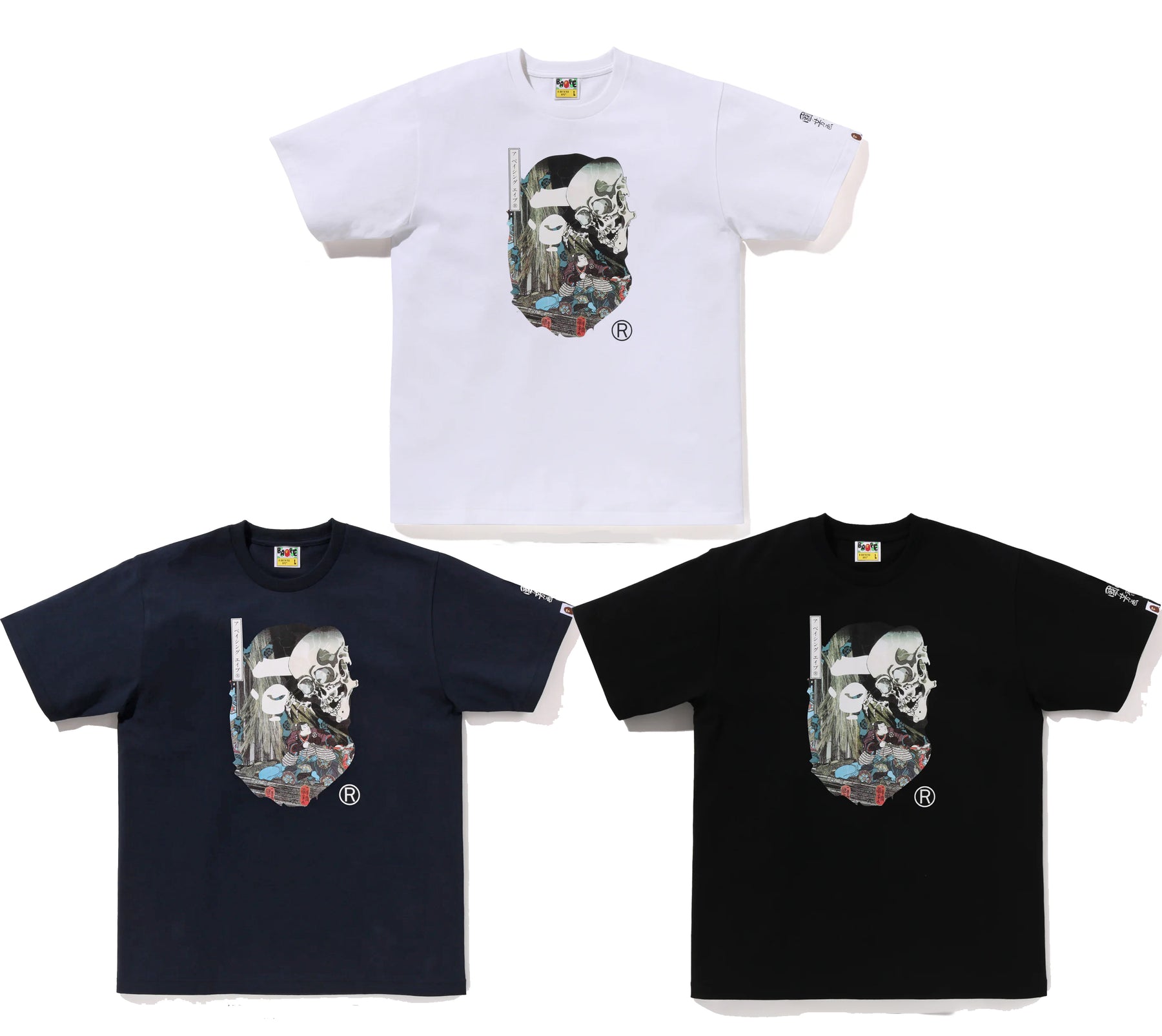 A BATHING APE BAPE x UKIYO-E APE HEAD TEE #3 – happyjagabee store