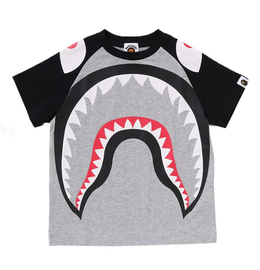 A BATHING APE BAPE KIDS BIG SHARK TEE – happyjagabee store