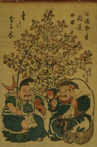 芳虎 七福即生開運出世 金のなる木 | 浮世絵 | 原書房 神田神保町