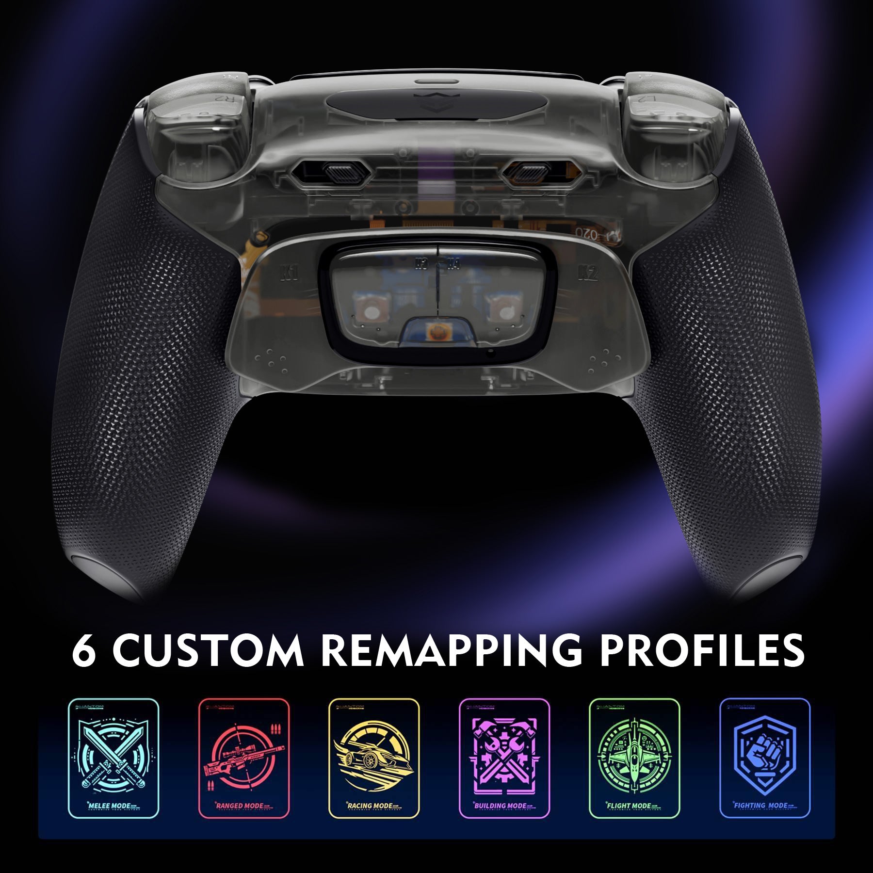 HexGaming Ultimate Pro PS5 Controller | Adjustable Triggers
