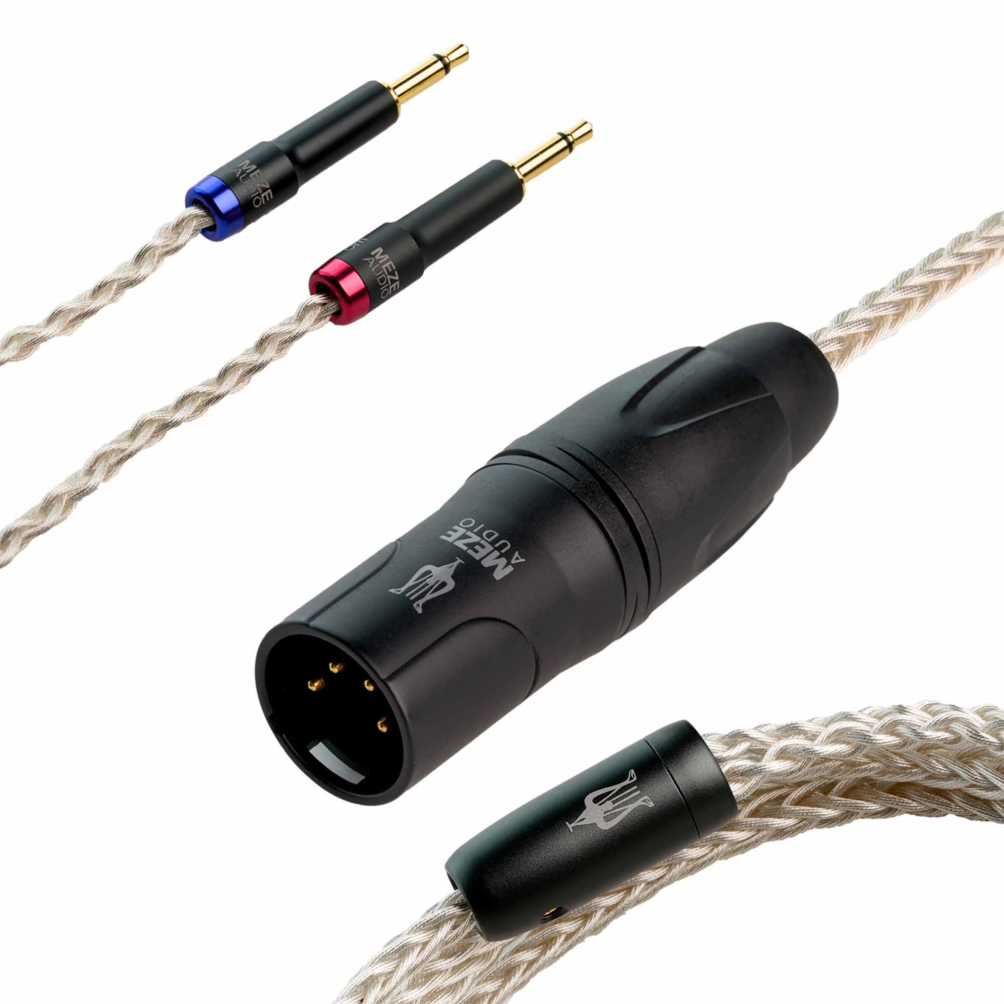 Meze 109 Pro Silver Premium Headphone Cable | HeadAmp