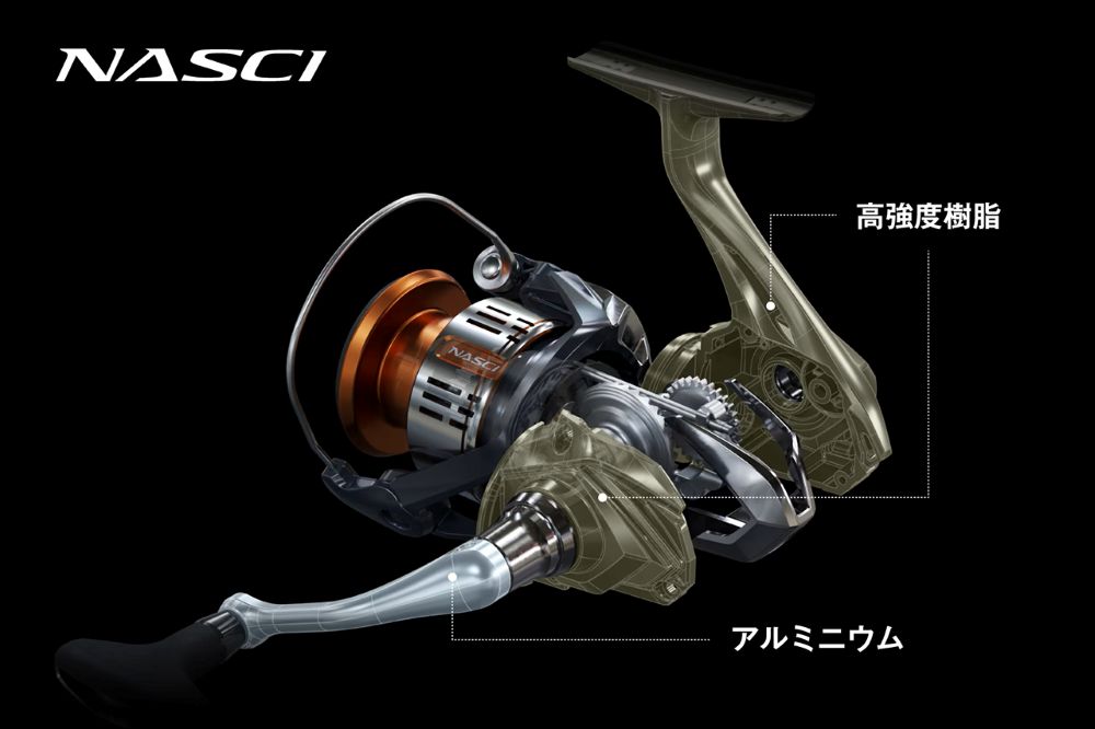 シマノ】26ナスキー［NASCI］シリーズ スペック一覧表