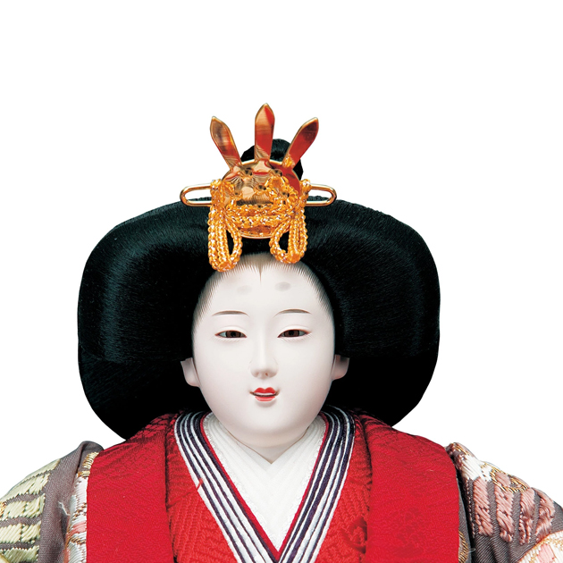 人形の平安大新 / ひな人形 お雛様 五人・三段飾り コンパクト 駿河