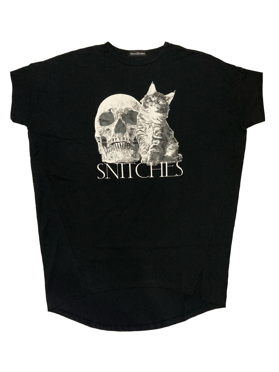 スカルキャットビッグTシャツ/HELLCATPUNKS(ヘルキャットパンクス