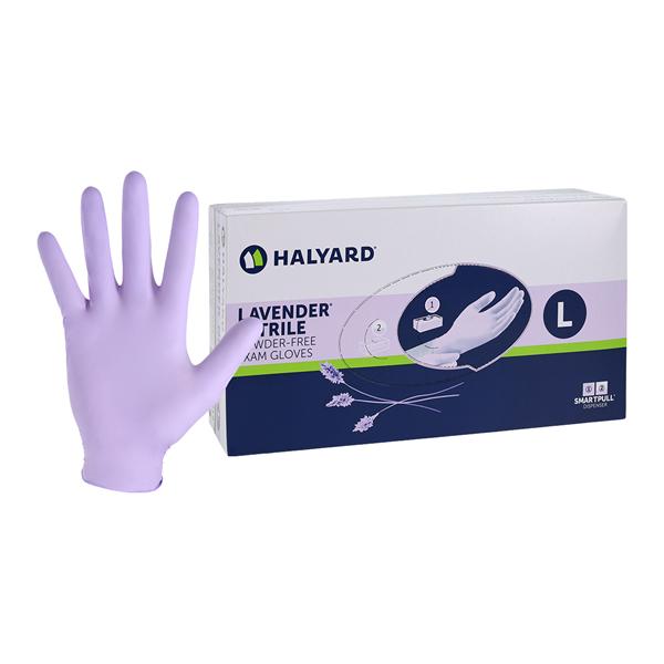 Lavender Large Nitrile Exam Gloves 52819 - Henry Schein Dental