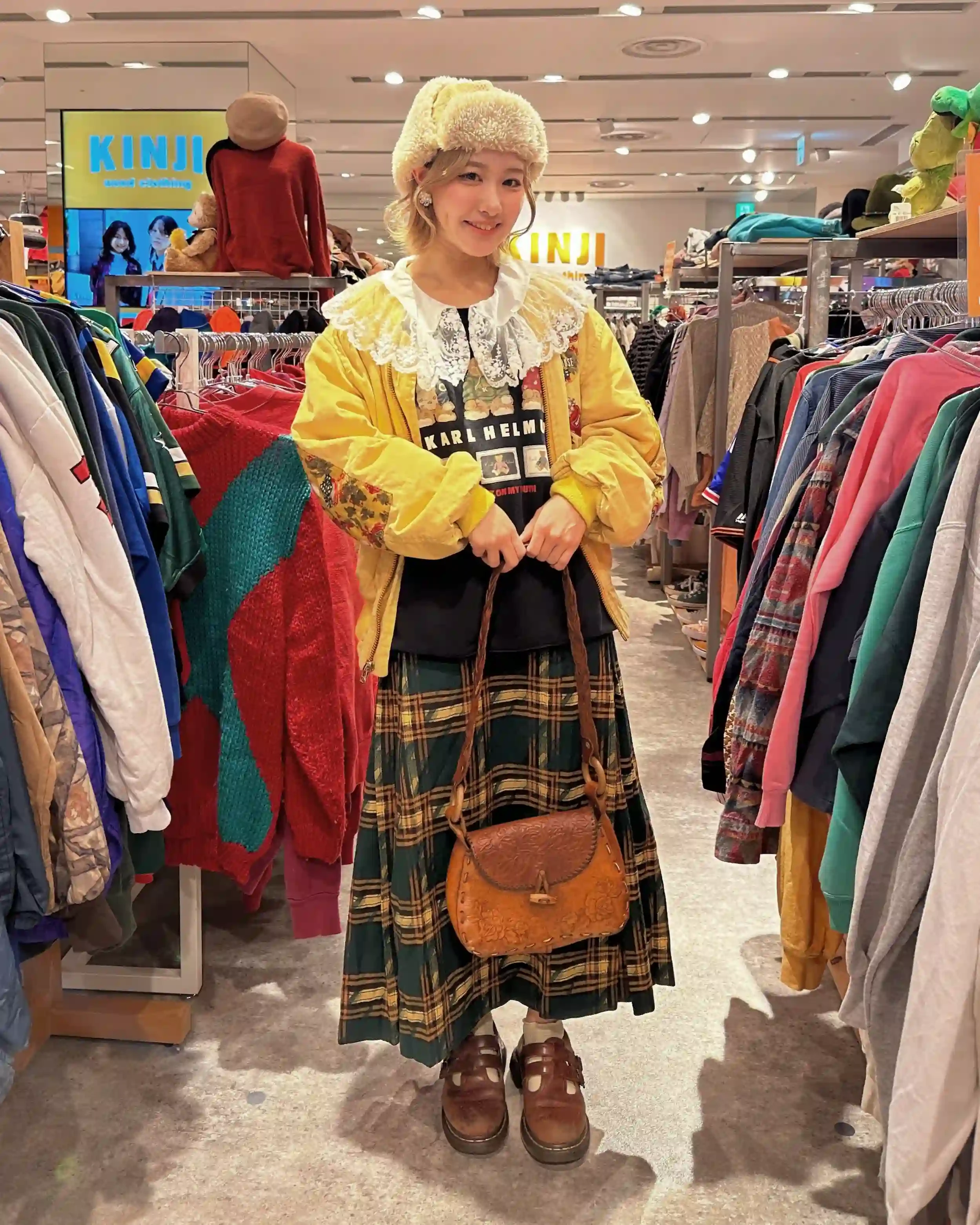 HEPS編集部が突撃！KINJI used clothingスタッフさんの日々コーデvol.4