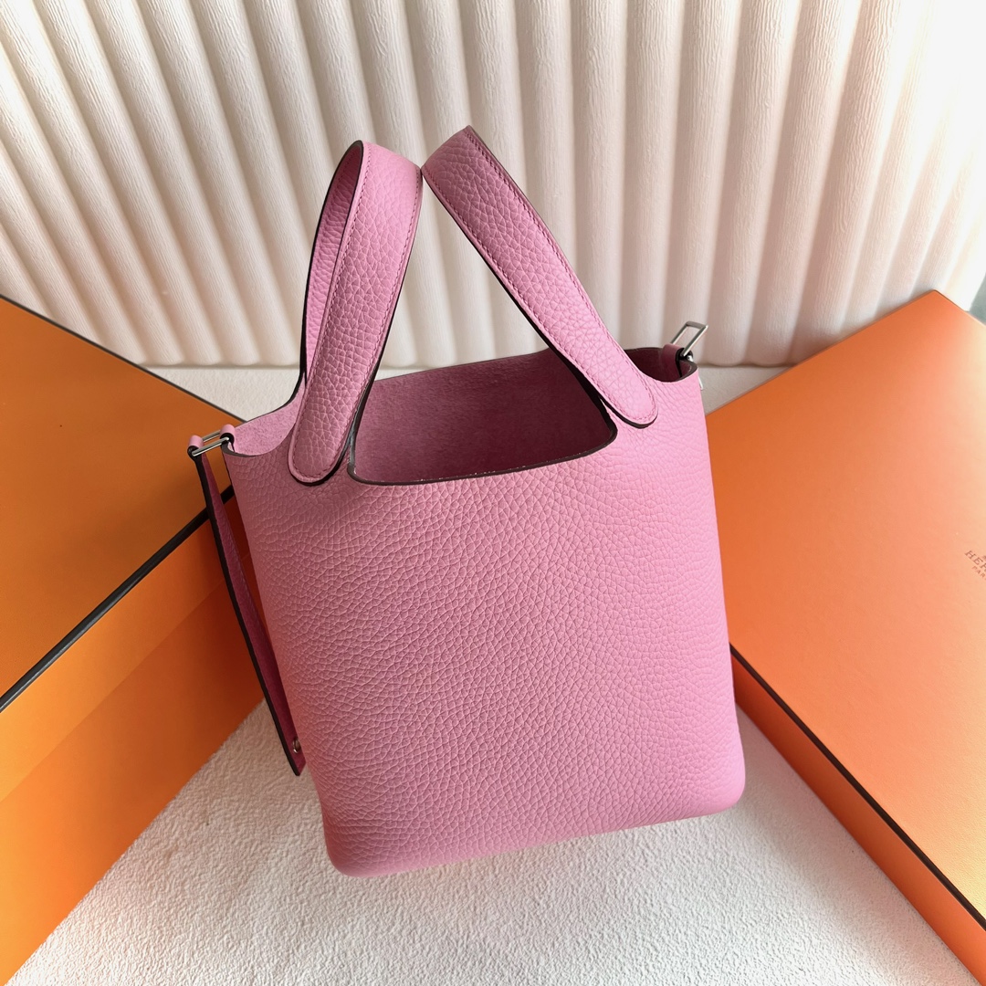 エルメス定価 HERMES ピコタンロックPM/18 ピンク トリヨンクレマンス