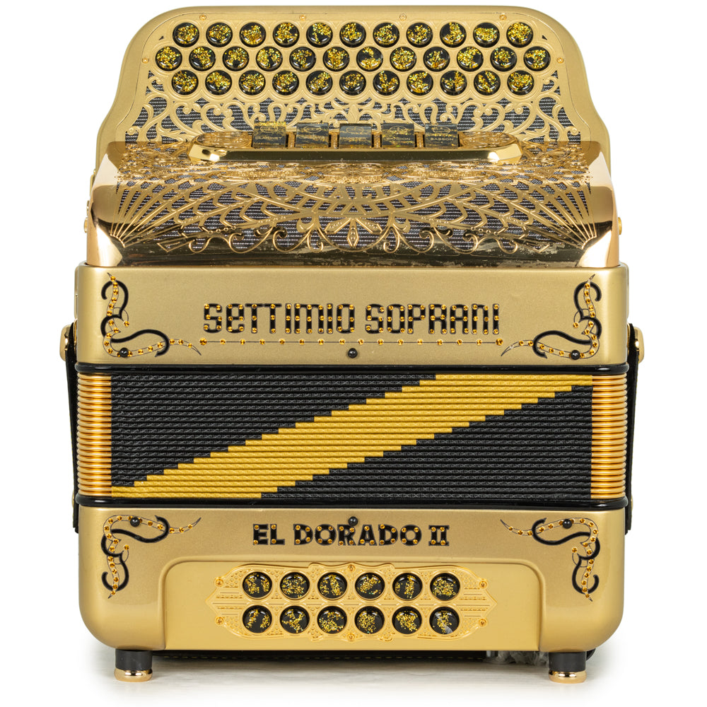 Settimio Soprani El Dorado II 5 Switch Accordion EAD Gold with Black