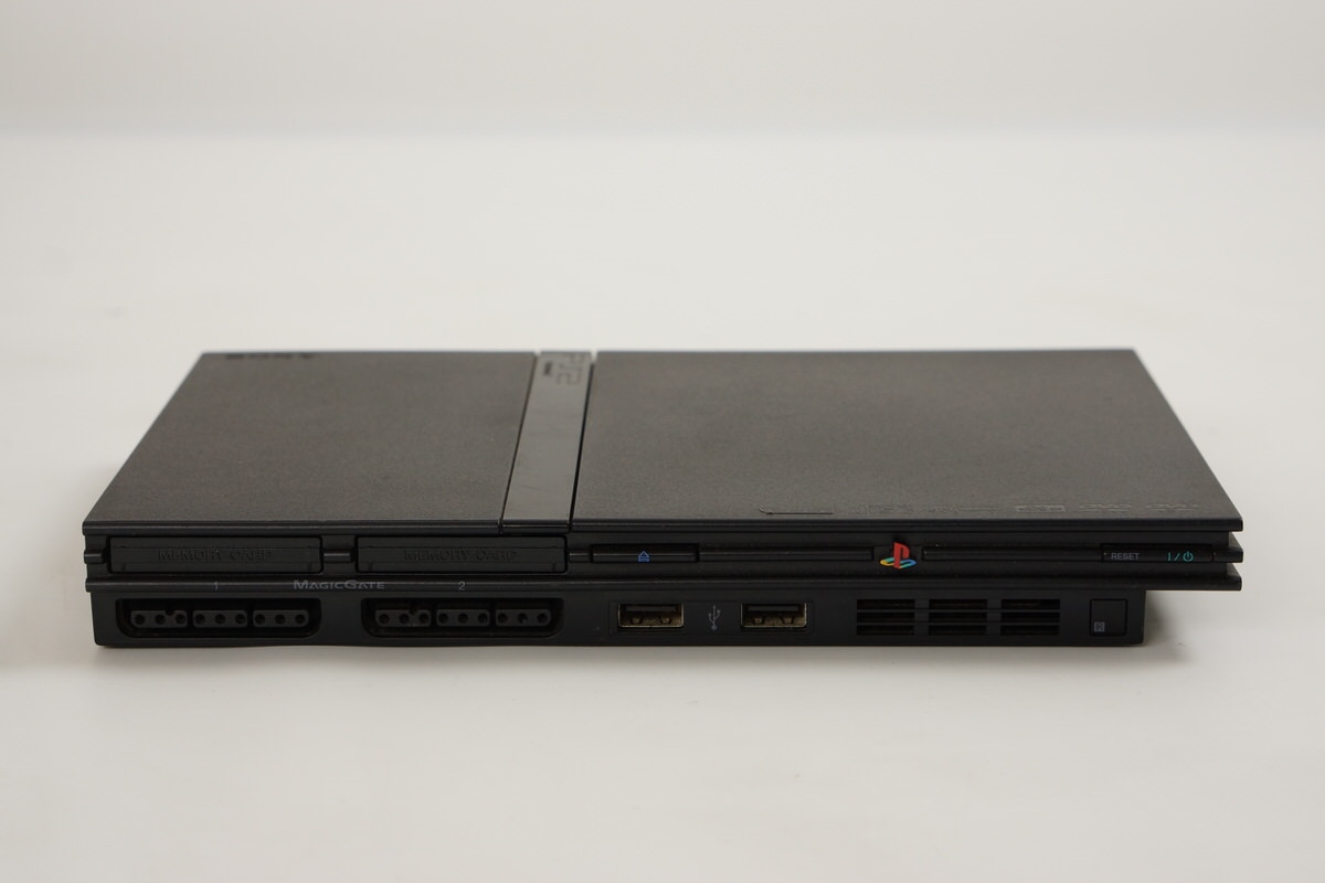 PS2 Slim Console 70000 CB Black Tested System Playstation2 Only