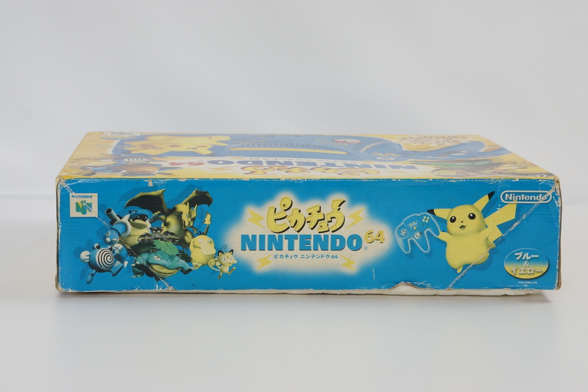 Nintendo 64 PIKACHU Console System Boxed Tested wz Expansion