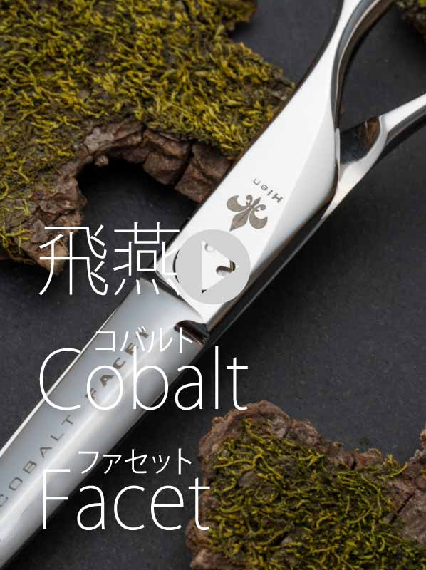 HIEN -飛燕- COBALT FACET コバルト ファセット 剣刃 シザー｜美容
