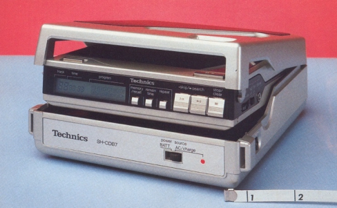 Technics SL-XP7 Portable CD-player Review price specs - Hi-Fi Classic