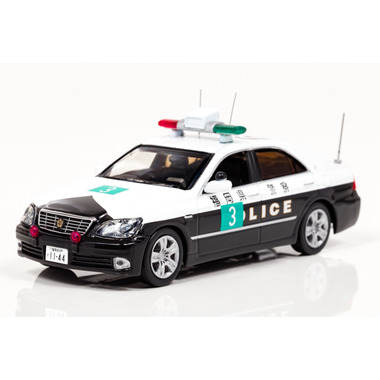 1/43 トヨタ クラウン (GRS180) 2008 福岡県警察交通部交通機動隊車両