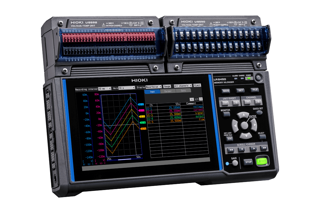 メモリハイロガー LR8450-01 (無線LAN搭載モデル) | HIOKI