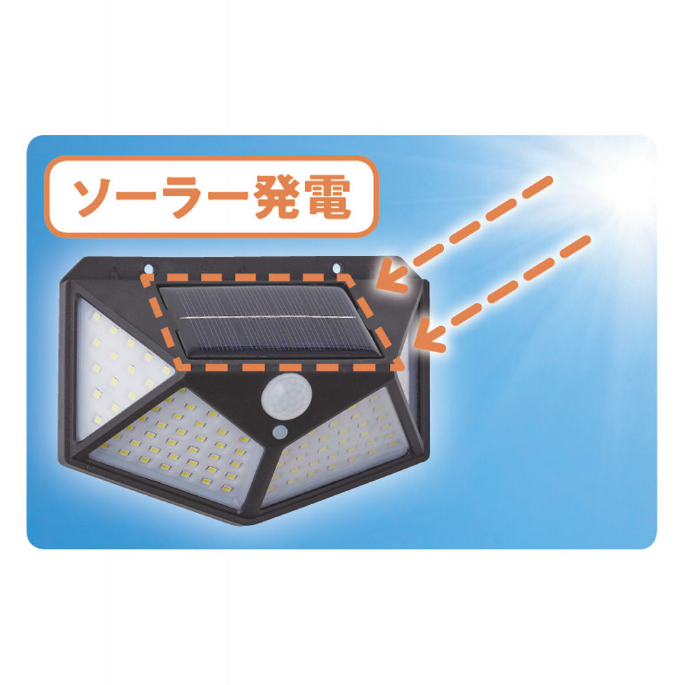 ソーラー式LEDセンサーライト | 激安靴の通販 ヒラキ公式サイト