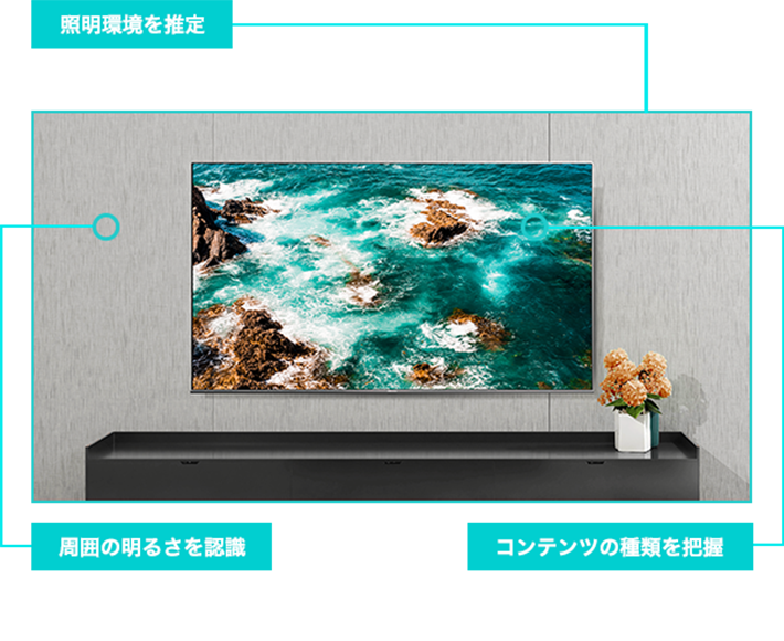 その他の高画質機能 | 43U75F | ハイセンスジャパン株式会社