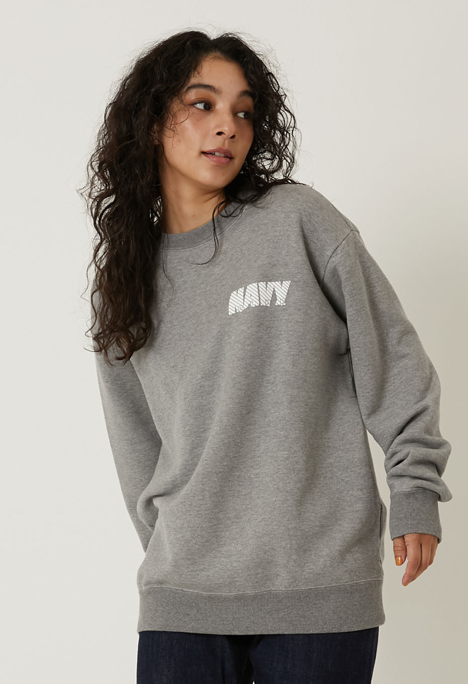 NAVY BLUE トレーニング クルーネックスウェット | BLUE BLUE