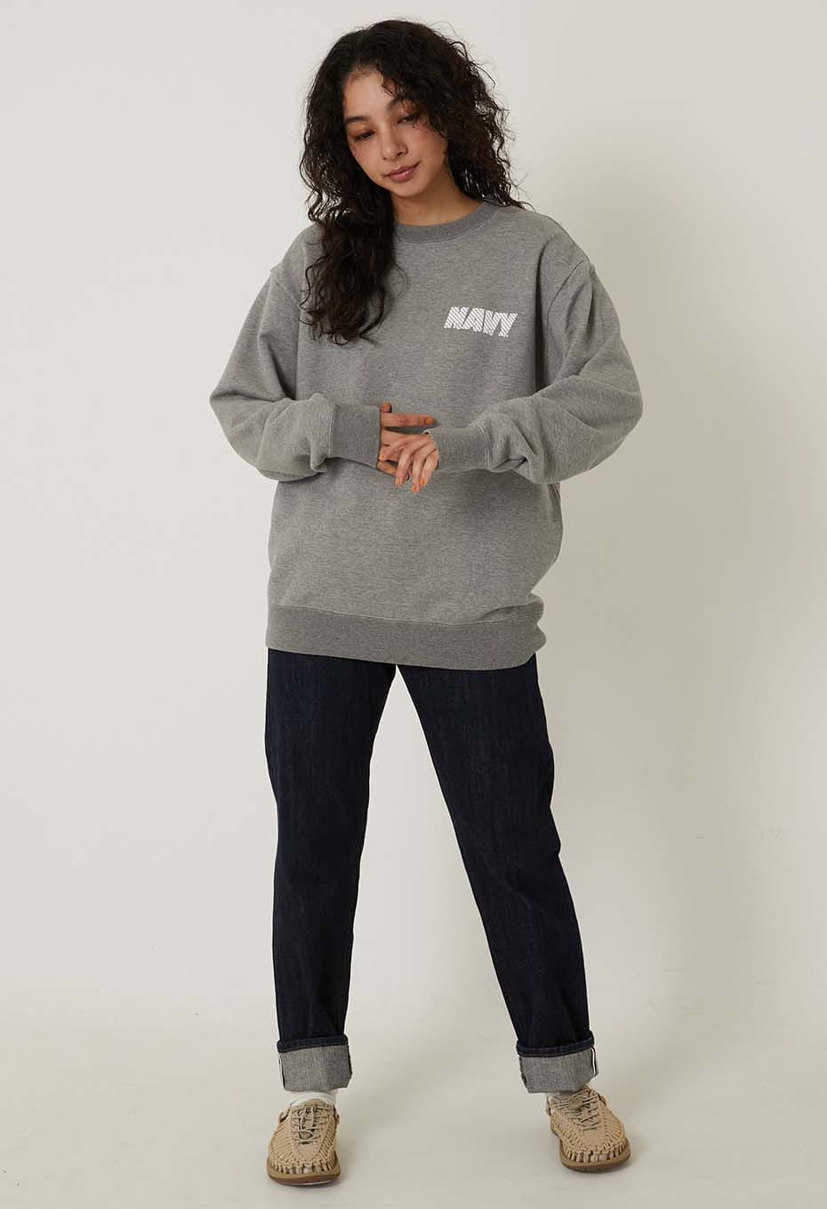 NAVY BLUE トレーニング クルーネックスウェット | BLUE BLUE