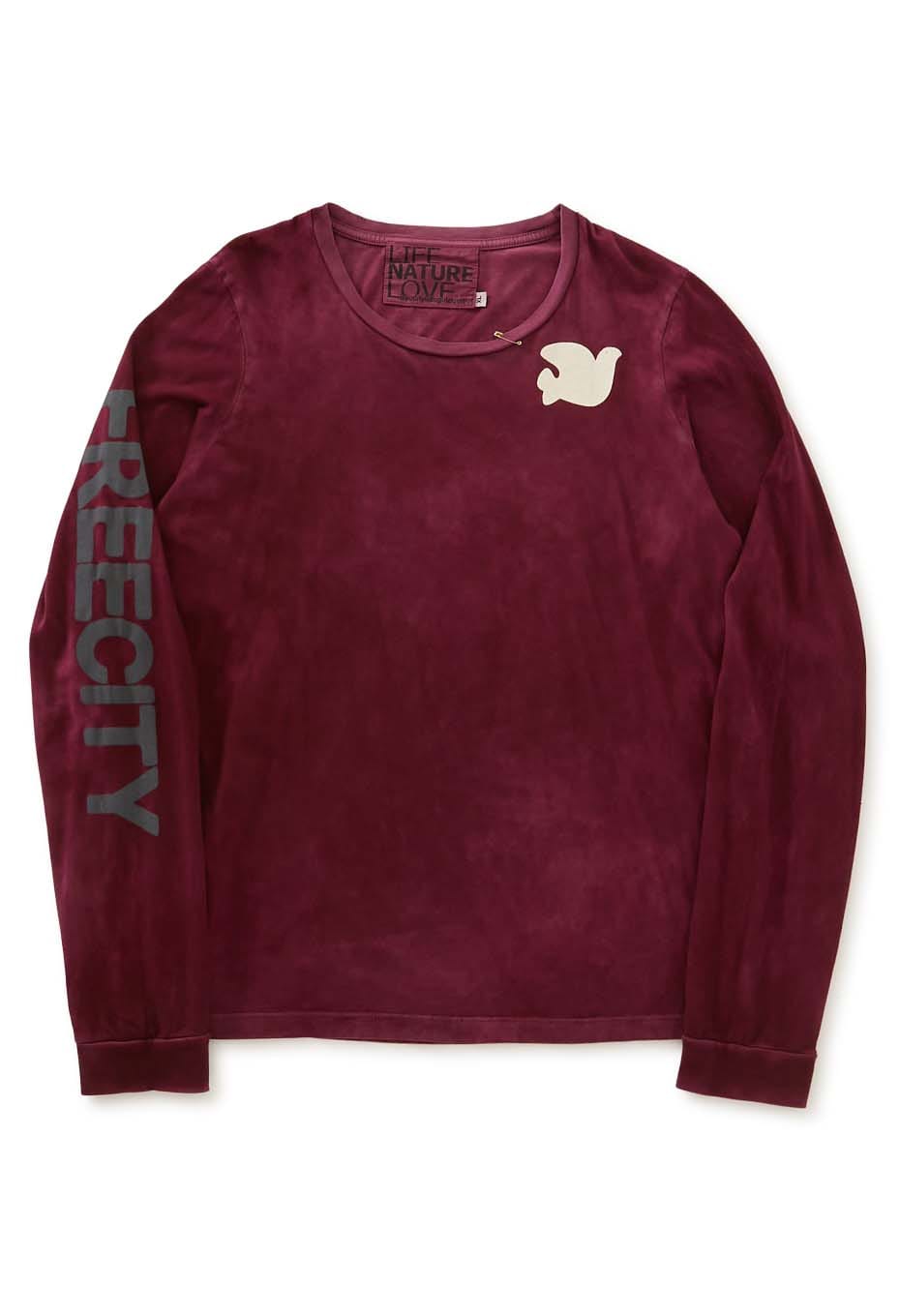 FREECITY /FCTLST145 LIFE NATURE LOVE SUPER VINTAGE LONG SLEEVE T