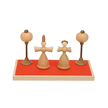 三浦木地のろくろ細工のひな人形：生活・くらし：百町森