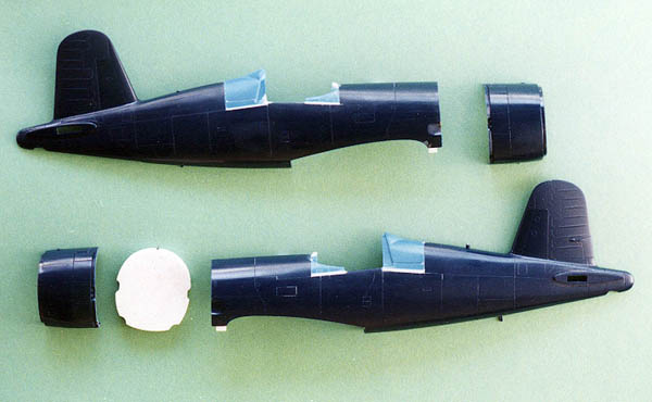 Vought F4U-7 Corsair by Darren Mottram (Academy, Heller and Others