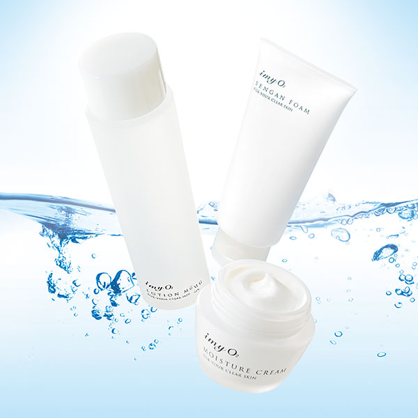 基礎3点セット : 無添加化粧品のIMY O2－マイナスイオン酸素水 | アイ