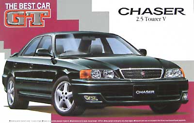 アオシマ JZX100 チェイサー 2.5 ツアラーV 1/24 ザ・ベストカーGT 旧